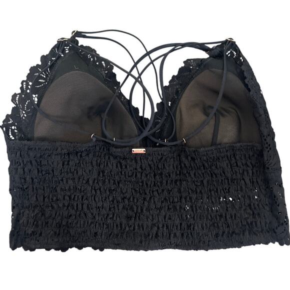 Victoria Secret Pink Size Large Black Lace Intimate Bra - Picture 2 of 5